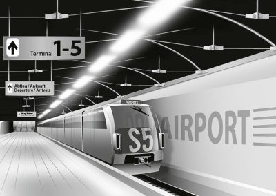 Illustration S-Bahn Airport